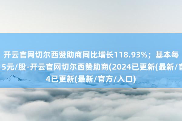 开云官网切尔西赞助商同比增长118.93%；基本每股收益0.15元/股-开云官网切尔西赞助商(2024已更新(最新/官方/入口)